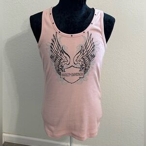 Harley-Davidson Studded Logo Tank Top | Size Medium